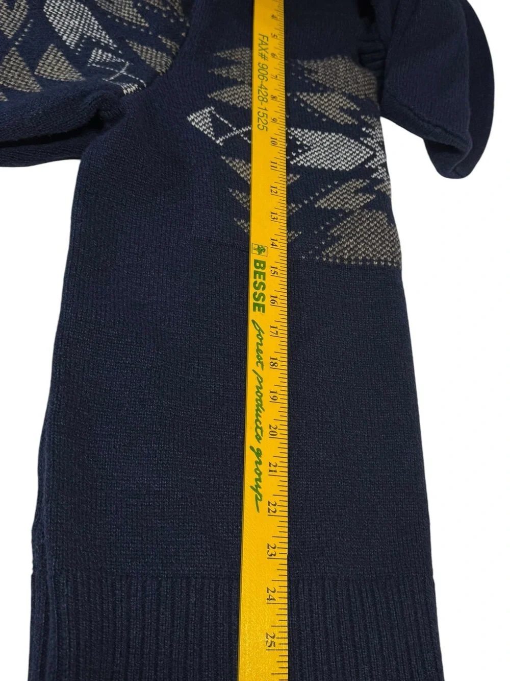 American Eagle Outfitters Men's Aztec Southwest Hooded Sweater Sz L Blue Tan